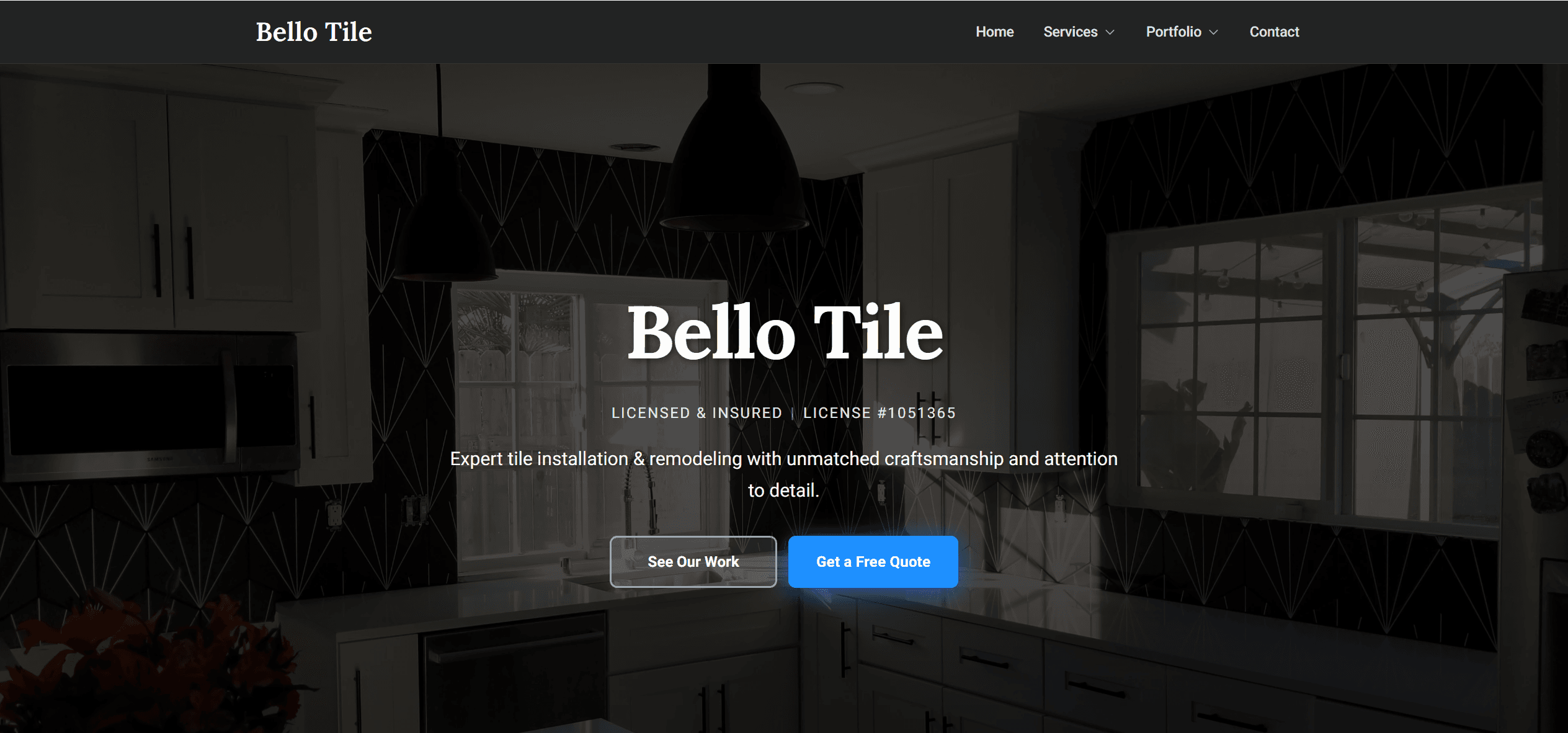 Bello Tile — Professional Website
